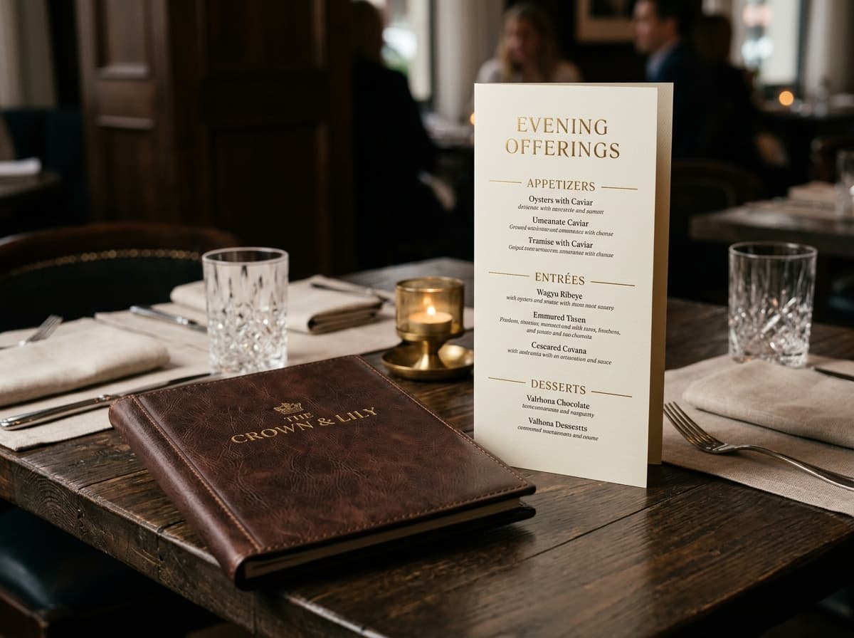 Menu in ấn