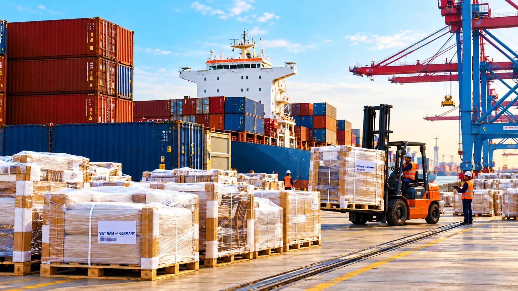 Less than container load (LCL)